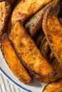 Homemade Cut Potato Wedge French Fries