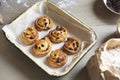 Homemade danish food photography recipe idea