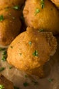 Homemade Deep Fried Hush Puppies Royalty Free Stock Photo