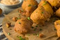 Homemade Deep Fried Hush Puppies Royalty Free Stock Photo