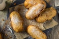 Homemade Deep Fried Yellow Sponge Snack Cakes