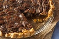 Homemade Delicious Pecan Pie Royalty Free Stock Photo