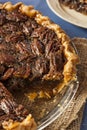 Homemade Delicious Pecan Pie Royalty Free Stock Photo