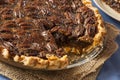 Homemade Delicious Pecan Pie Royalty Free Stock Photo