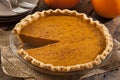 Homemade Delicious Pumpkin Pie