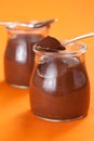 Homemade dessert chocolate mousse