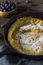 Homemade Dutch Baby Pancake Royalty Free Stock Photo