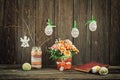 Homemade Easter decoration Royalty Free Stock Photo
