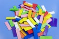 Homemade educational wooden colorful toys