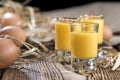 Homemade Egg Liqueur Royalty Free Stock Photo