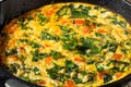 Homemade Egg and Spinach Frittata