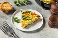 Homemade Egg and Spinach Frittata