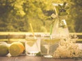 Homemade elderflower sirup