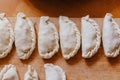 homemade "empanadas Argentinas", typical Argentinean food. Concept of home cooking and housework