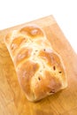 Homemade Fancy Braided Herb and Sundried Tomato Bread on a Cutting Board #3