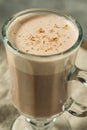 Homemade Festive Chocolate Eggnog