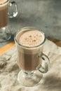 Homemade Festive Chocolate Eggnog