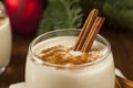 Homemade Festive Cinnamon Eggnog