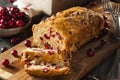 Homemade Festive Cranberry Bread