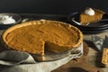 Homemade Festive Sweet Potato Pie Royalty Free Stock Photo