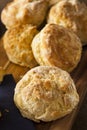 Homemade Flakey Buttermilk Biscuits Royalty Free Stock Photo