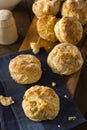 Homemade Flakey Buttermilk Biscuits Royalty Free Stock Photo