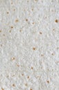 Homemade flat pita bread Turkish lavash background texture top view