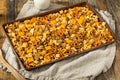 Homemade Flavored Cracker Snack Mix Royalty Free Stock Photo