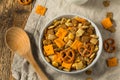 Homemade Flavored Cracker Snack Mix Royalty Free Stock Photo