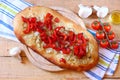 Homemade foccacia bread Royalty Free Stock Photo