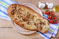 Homemade foccacia bread Royalty Free Stock Photo