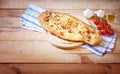 Homemade foccacia bread Royalty Free Stock Photo