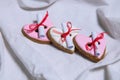 Homemade fortune gingerbread with predictions Royalty Free Stock Photo