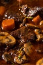 Homemade French Beef Bourguignon Stew Royalty Free Stock Photo