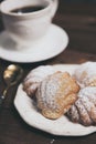 French madeleines with beurre noisette.