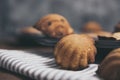 French madeleines with beurre noisette.