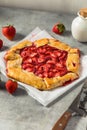 Homemade French Strawberry Galette