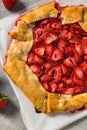 Homemade French Strawberry Galette