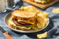 Homemade Fried Bologna Sandwich