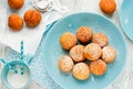 Homemade fried donuts Royalty Free Stock Photo