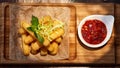 Homemade Fried Mozzarella Sticks Royalty Free Stock Photo