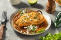 Homemade Fried Poblano Chili Relleno Royalty Free Stock Photo