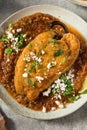 Homemade Fried Poblano Chili Relleno Royalty Free Stock Photo