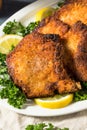 Homemade Fried Pork Chops Royalty Free Stock Photo