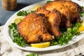 Homemade Fried Pork Chops Royalty Free Stock Photo