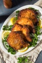 Homemade Fried Pork Chops Royalty Free Stock Photo