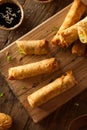 Homemade Fried Pork EggRolls