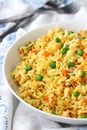 Homemade Fried Rice made in Instant Pot Royalty Free Stock Photo