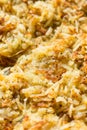 Homemade Fried Shredded Hashbrowns and Eggs Royalty Free Stock Photo