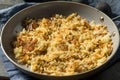 Homemade Fried Shredded Hashbrowns and Eggs Royalty Free Stock Photo
